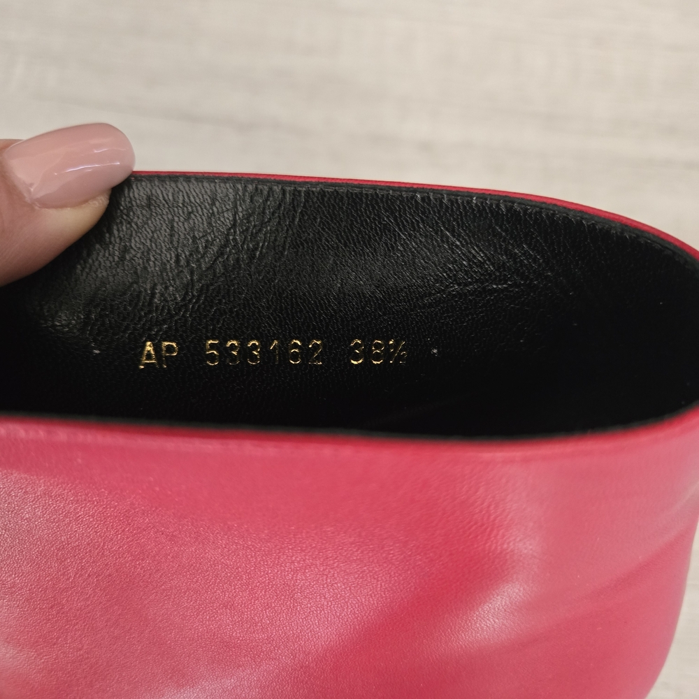 Red Stiletto Ankle Boots - Picture 4 of 15